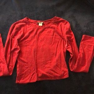 Long sleeve crop top